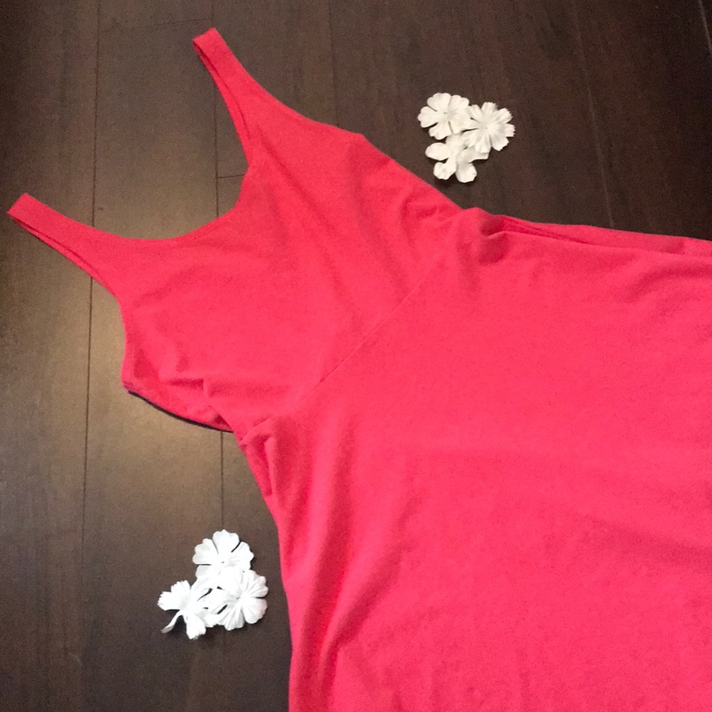 Pink skater dress